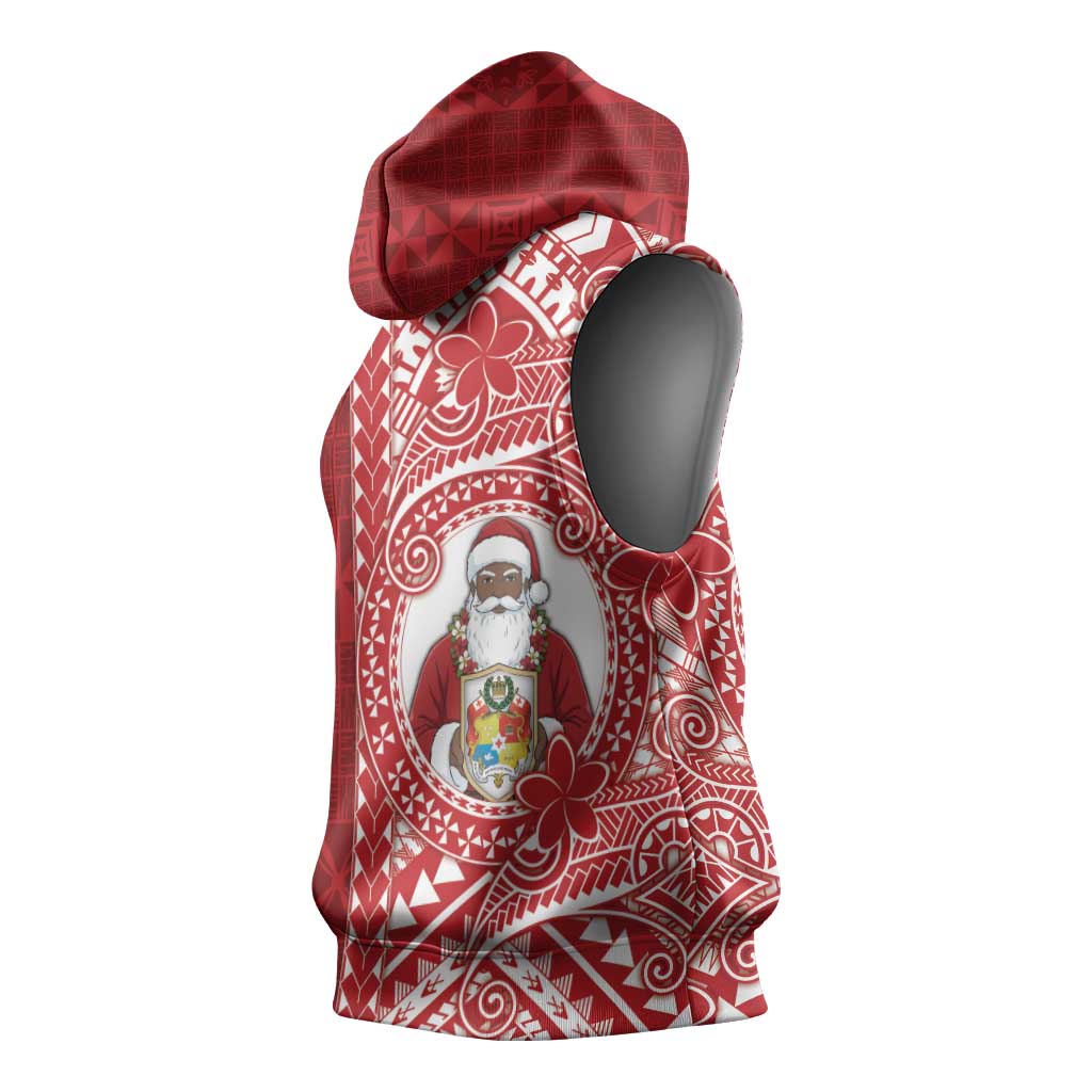 Tonga Christmas Sleeveless Hoodie Kilisimasi Fiefia DT05 - Polynesian Pride