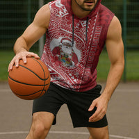 Tonga Christmas Sleeveless Hoodie Kilisimasi Fiefia DT05 - Polynesian Pride