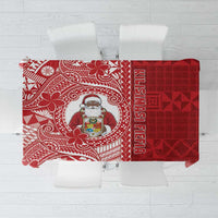 Tonga Christmas Tablecloth Kilisimasi Fiefia DT05 Red - Polynesian Pride