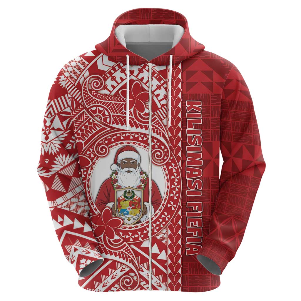 Tonga Christmas Zip Hoodie Kilisimasi Fiefia DT05 - Polynesian Pride