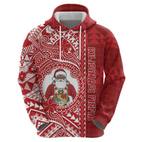 Tonga Christmas Zip Hoodie Kilisimasi Fiefia DT05 - Polynesian Pride