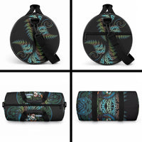 New Zealand Christmas Duffle Bag Santa Riding Tui Bird Silver Fern DT05 - Polynesian Pride