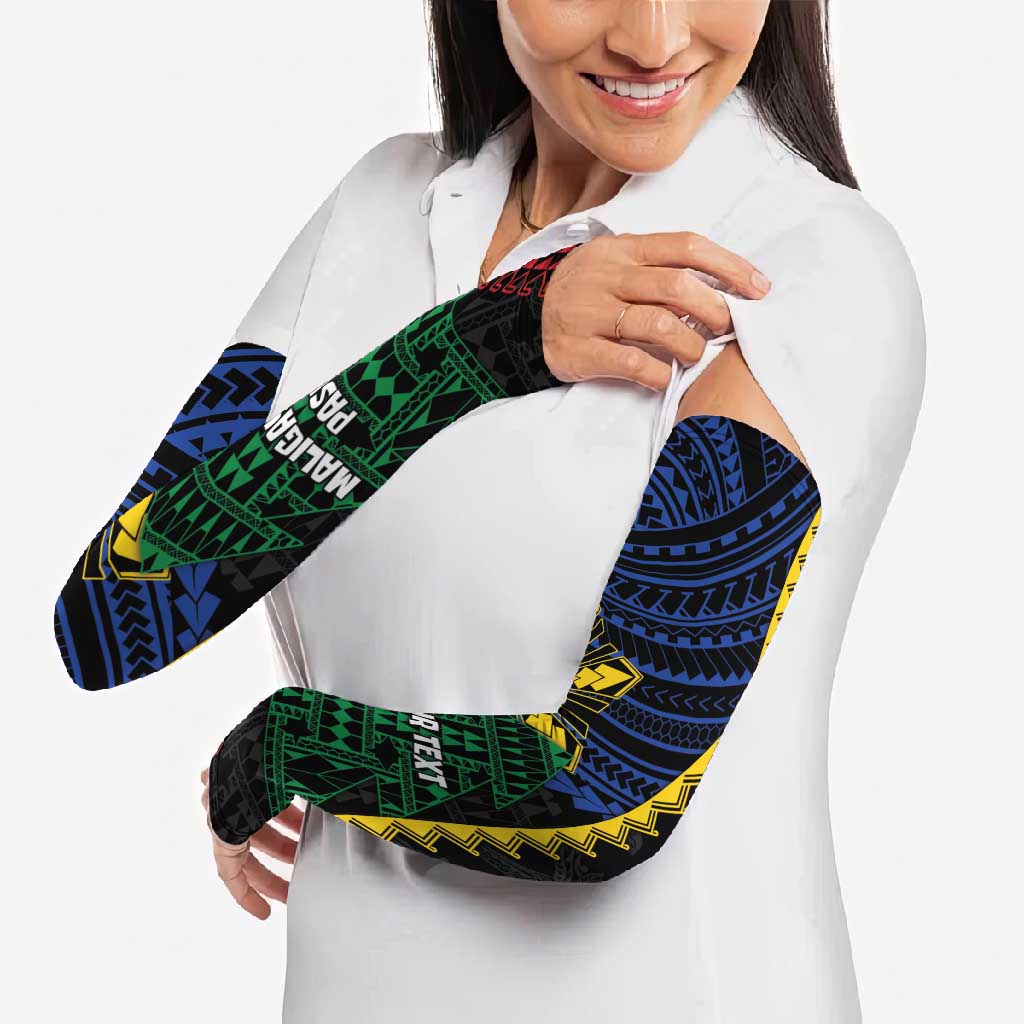 Personalised Philippines Christmas Arm Sleeves Xmas Tree Filipino Tribal Patterns DT05 - Polynesian Pride