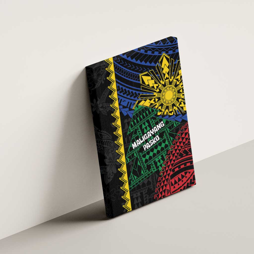 Philippines Christmas Canvas Wall Art Xmas Tree Filipino Tribal Patterns DT05 - Polynesian Pride