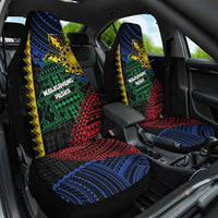 Philippines Christmas Car Seat Cover Xmas Tree Filipino Tribal Patterns DT05 One Size Black - Polynesian Pride