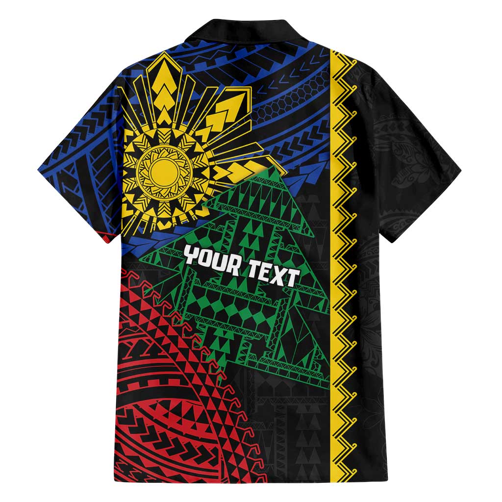 Personalised Philippines Christmas Hawaiian Shirt Xmas Tree Filipino Tribal Patterns DT05 - Polynesian Pride
