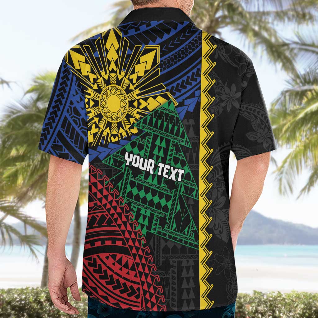 Personalised Philippines Christmas Hawaiian Shirt Xmas Tree Filipino Tribal Patterns DT05 - Polynesian Pride