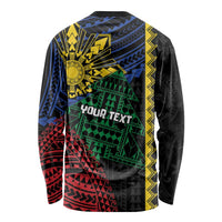 Personalised Philippines Christmas Long Sleeve Shirt Xmas Tree Filipino Tribal Patterns DT05 - Polynesian Pride