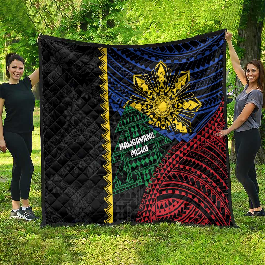 Philippines Christmas Quilt Xmas Tree Filipino Tribal Patterns DT05 - Polynesian Pride