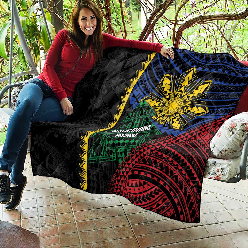 Philippines Christmas Quilt Xmas Tree Filipino Tribal Patterns DT05 - Polynesian Pride