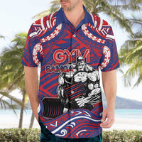 Personalised Samoa Gym Hawaiian Shirt Muscle Samoan Tribal Waves DT05 - Polynesian Pride