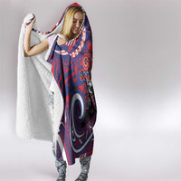 Samoa Gym Hooded Blanket Muscle Samoan Tribal Waves DT05 - Polynesian Pride