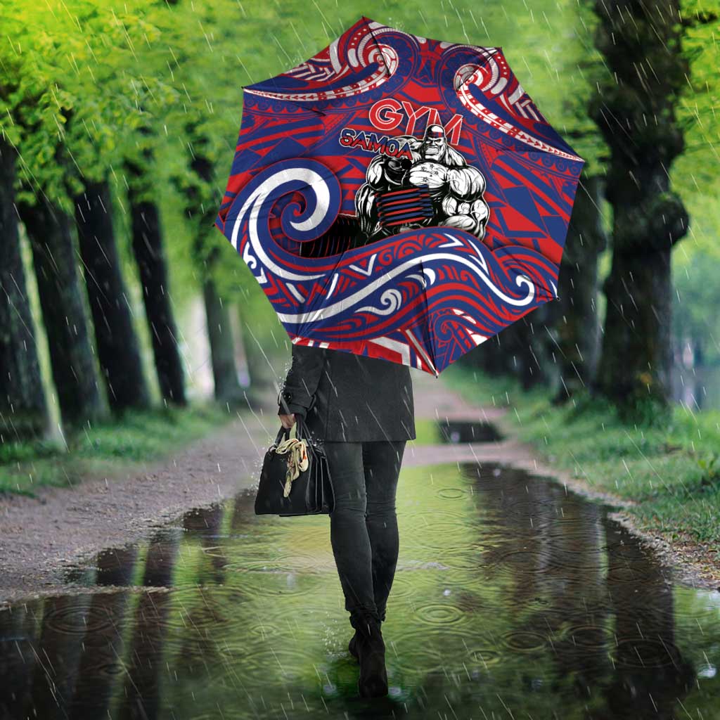 Samoa Gym Umbrella Muscle Samoan Tribal Waves DT05 - Polynesian Pride