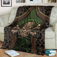 Hawaii Tiki Pirates Blanket Kakau Pattern Polynesian Style DT05 - Polynesian Pride