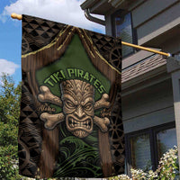 Hawaii Tiki Pirates Garden Flag Kakau Pattern Polynesian Style DT05 - Polynesian Pride
