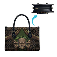 Hawaii Tiki Pirates Leather Bag Kakau Pattern Polynesian Style DT05 - Polynesian Pride