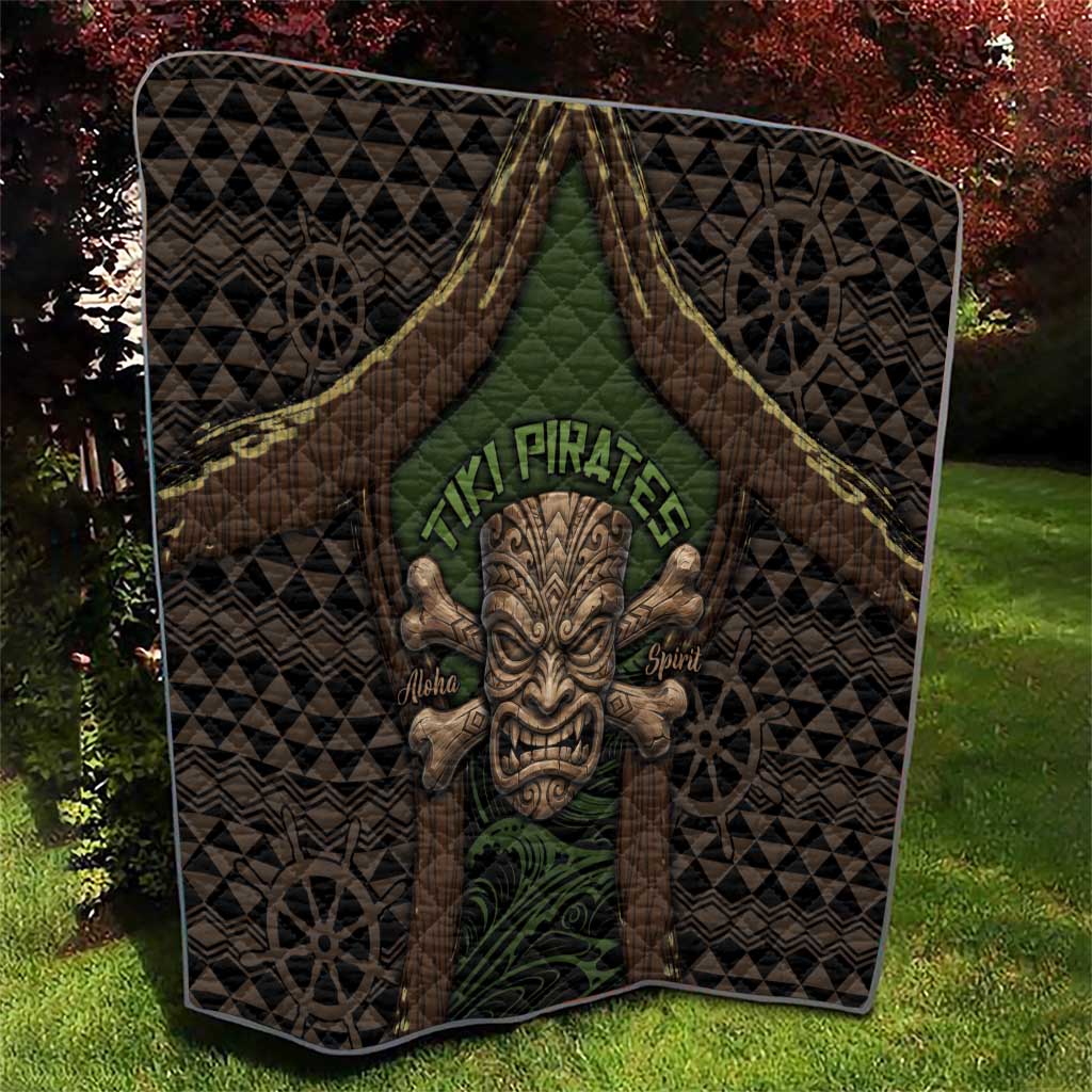 Hawaii Tiki Pirates Quilt Kakau Pattern Polynesian Style DT05 - Polynesian Pride