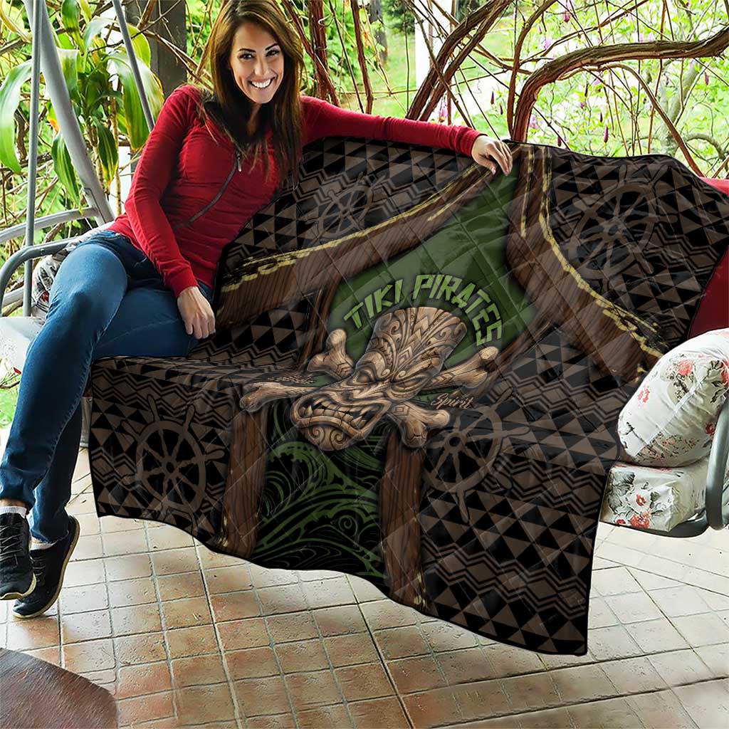 Hawaii Tiki Pirates Quilt Kakau Pattern Polynesian Style DT05 - Polynesian Pride