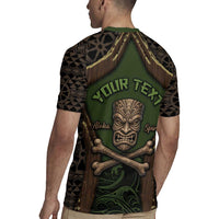 Personalised Hawaii Tiki Pirates Rugby Jersey Kakau Pattern Polynesian Style DT05 - Polynesian Pride