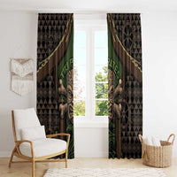 Hawaii Tiki Pirates Window Curtain Kakau Pattern Polynesian Style DT05 - Polynesian Pride