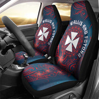Wallis And Futuna Car Seat Cover Hibiscus Polynesian Tribal Pattern DT05 - Polynesian Pride