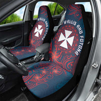 Wallis And Futuna Car Seat Cover Hibiscus Polynesian Tribal Pattern DT05 - Polynesian Pride