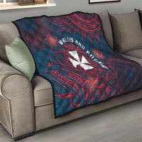 Wallis And Futuna Quilt Hibiscus Polynesian Tribal Pattern DT05 - Polynesian Pride