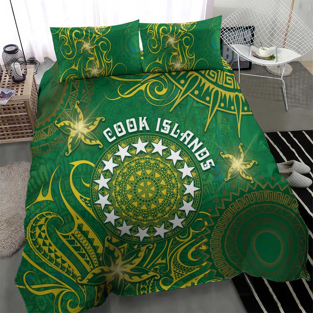 Cook Islands Bedding Set Hibiscus Polynesian Tribal Pattern DT05 - Polynesian Pride