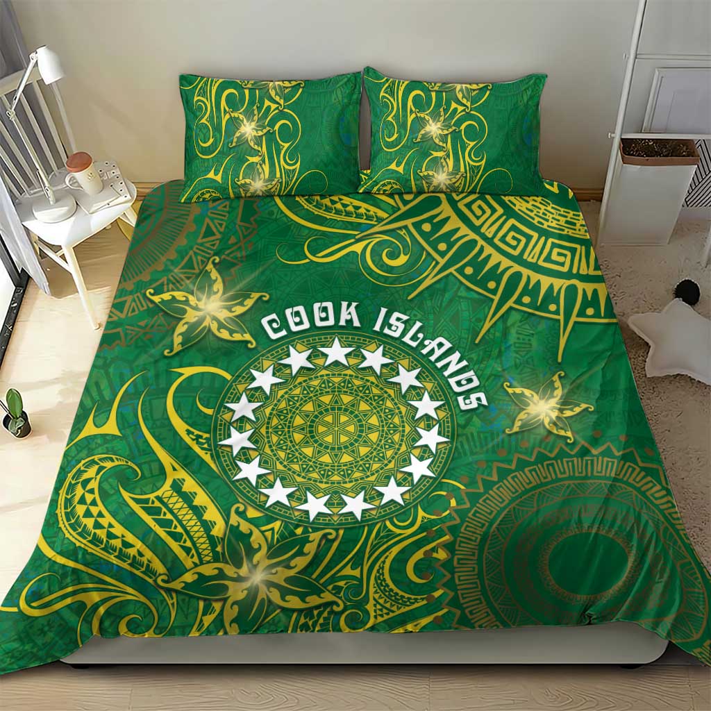 Cook Islands Bedding Set Hibiscus Polynesian Tribal Pattern DT05 - Polynesian Pride