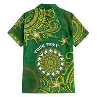 Personalised Cook Islands Hawaiian Shirt Hibiscus Polynesian Tribal Pattern DT05 - Polynesian Pride