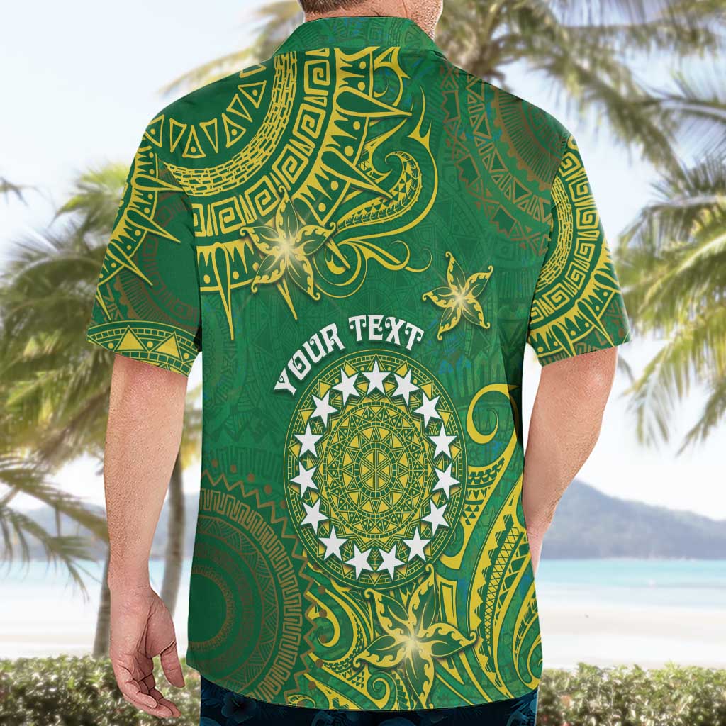 Personalised Cook Islands Hawaiian Shirt Hibiscus Polynesian Tribal Pattern DT05 - Polynesian Pride