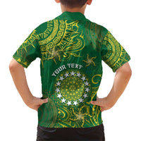 Personalised Cook Islands Hawaiian Shirt Hibiscus Polynesian Tribal Pattern DT05 - Polynesian Pride