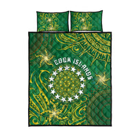 Cook Islands Quilt Bed Set Hibiscus Polynesian Tribal Pattern DT05 - Polynesian Pride