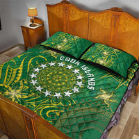 Cook Islands Quilt Bed Set Hibiscus Polynesian Tribal Pattern DT05 - Polynesian Pride