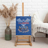Toa Samoa Canvas Wall Art Samoan Warrior Spirit Rugby DT05 - Polynesian Pride