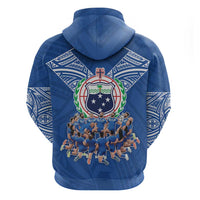 Toa Samoa Hoodie Samoan Warrior Spirit Rugby DT05 - Polynesian Pride