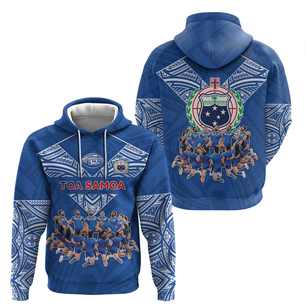 Toa Samoa Hoodie Samoan Warrior Spirit Rugby DT05 - Polynesian Pride
