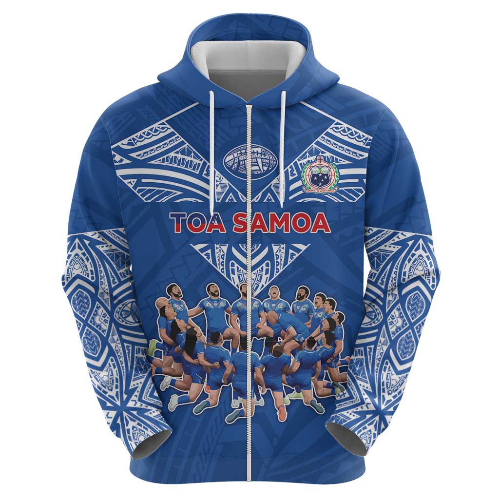 Toa Samoa Hoodie Samoan Warrior Spirit Rugby DT05 - Polynesian Pride