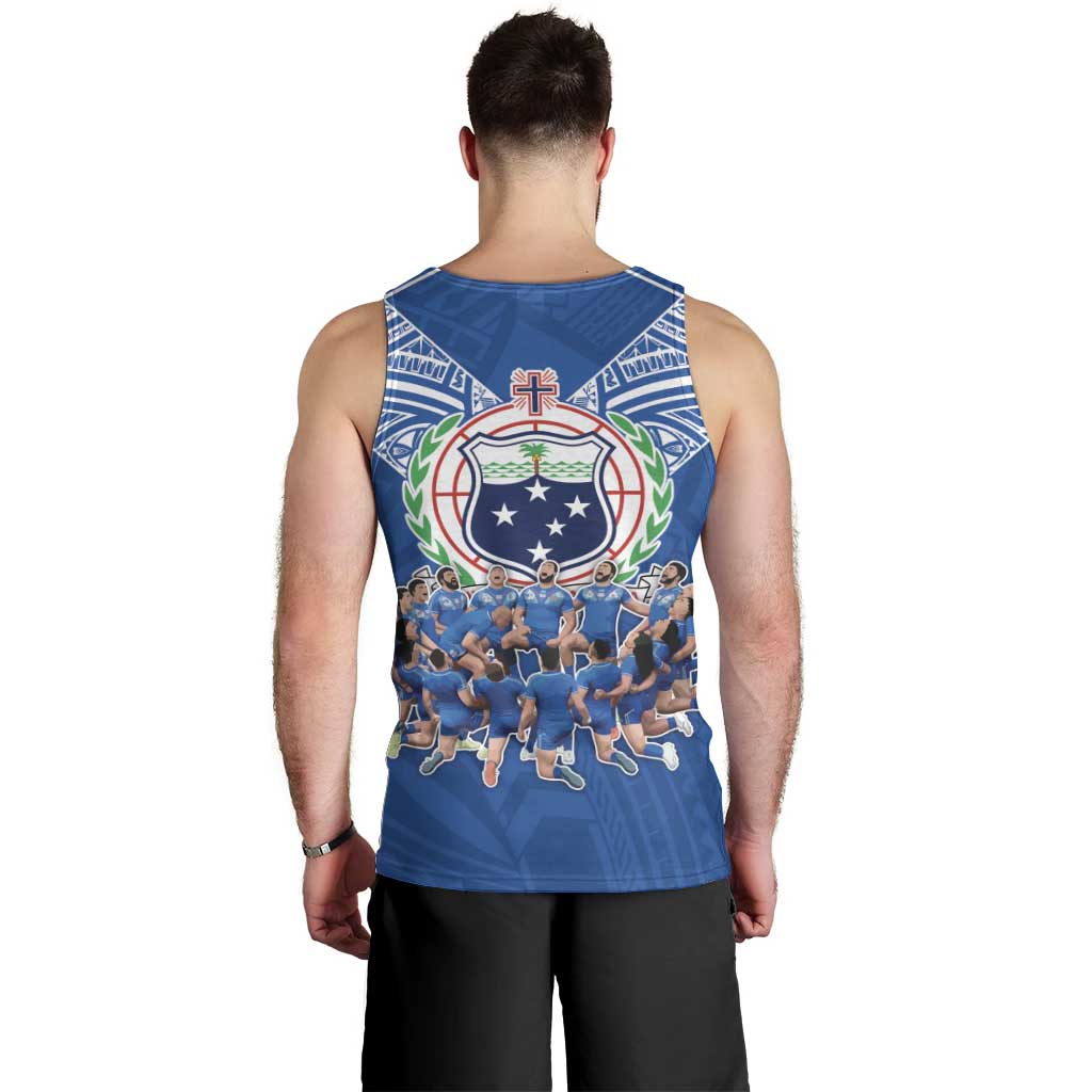 Toa Samoa Men Tank Top Samoan Warrior Spirit Rugby DT05 - Polynesian Pride