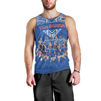 Toa Samoa Men Tank Top Samoan Warrior Spirit Rugby DT05 - Polynesian Pride