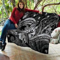 Maori Romantic Valentine Quilt The Hongi Kiss Black Galaxy DT05 - Polynesian Pride