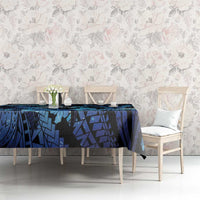Maori Romantic Valentine Tablecloth The Hongi Kiss Blue Galaxy DT05 - Polynesian Pride