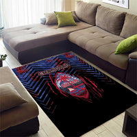 Guam Area Rug Chamorro Seal Tribal Scratch Design DT05 - Polynesian Pride