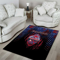 Guam Area Rug Chamorro Seal Tribal Scratch Design DT05 - Polynesian Pride