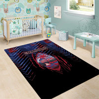 Guam Area Rug Chamorro Seal Tribal Scratch Design DT05 - Polynesian Pride