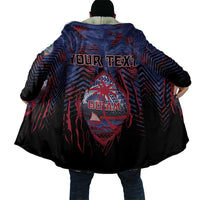 Personalised Guam Cloak Chamorro Seal Tribal Scratch Design DT05 - Polynesian Pride