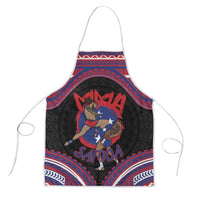 Samoa Mixed Martial Arts Apron Flying Knee Of Samoan DT05 Black - Polynesian Pride