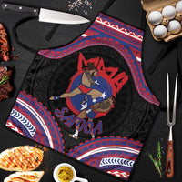 Samoa Mixed Martial Arts Apron Flying Knee Of Samoan DT05 Black - Polynesian Pride