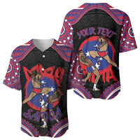 Personalised Samoa Mixed Martial Arts Baseball Jersey Flying Knee Of Samoan DT05 - Polynesian Pride