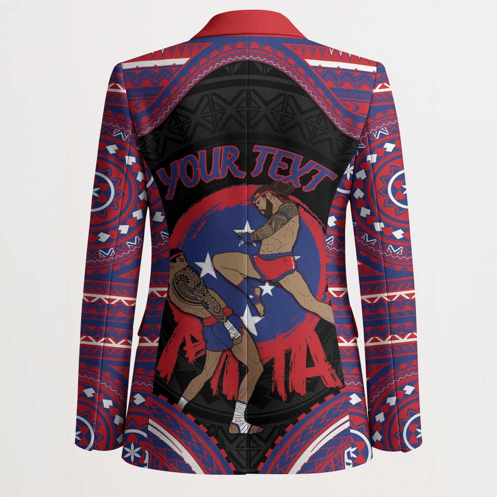 Personalised Samoa Mixed Martial Arts Blazer Flying Knee Of Samoan DT05 - Polynesian Pride